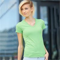 T-SHIRT DONNA CON COLLO A V